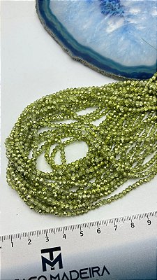 Fio Cristal 2Mm Vidro Facetado - O Fio