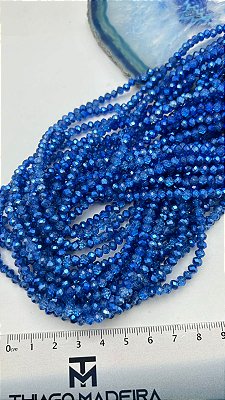 Fio Cristal 4mm Vidro Facetado - O Fio