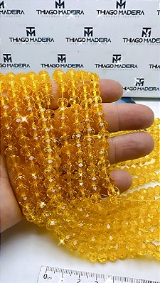 Fio Cristal 8mm Vidro Facetado - O Fio