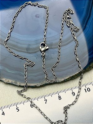 Colar Corrente Cartier Aço Inoxidável  - 45cm - arame 0,50mm NAO ESCURECE NUNCA Semijoia - 1 unidade