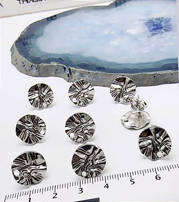 Base De Brinco Níquel Branco - O Par