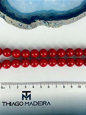 Porcelana 12Mm Vermelho - O Fio
