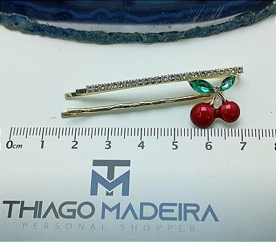 KIT GRAMPO CEREJA E GRAMPO ZIRCONIA  - 1 PAR