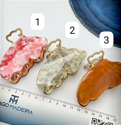 PIRANHA BORBOLETA RESINA MADREPEROLA G - 01 UND