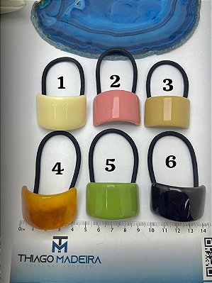 ELASTICO CURVADO RESINA  - 1 UNIDADE