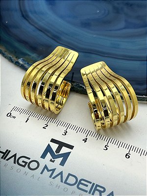 BRINCO ARGOLA COM TARRAXA - BANHO OURO CAMADA 2 MILÉSIMOS COM VERNIZ - 1 PAR