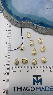 Pingente Gota Ouro - 01 und