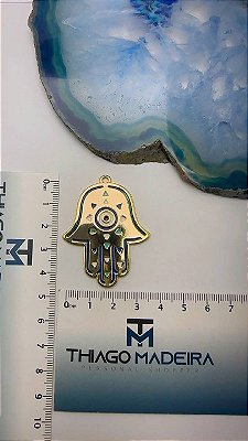 Pingente Mao De Fatima Ouro - 01 Und