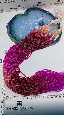 Fio Cristal 1mm Vidro Facetado - O Fio