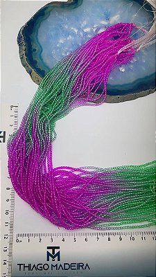 Fio Cristal 1mm Vidro Facetado - O Fio