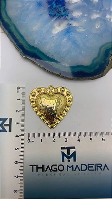 Pingente Coracao Ouro - 01 und