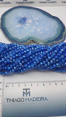 Fio Cristal 6mm Vidro Facetado - O Fio