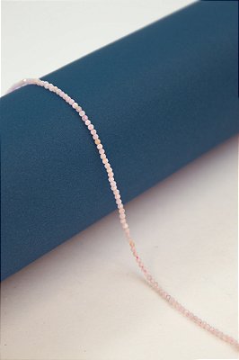 Fio Pedra 2Mm Quartzo Rosa - O Fio