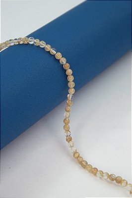 Fio Pedra 4mm Quartzo Rutilado - O Fio