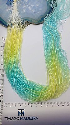 Fio Cristal 1mm Vidro Facetado - O Fio