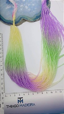 Fio Cristal 1mm Vidro Facetado - O Fio