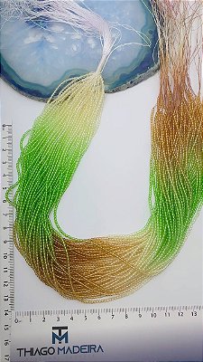 Fio Cristal 1mm Vidro Facetado - O Fio