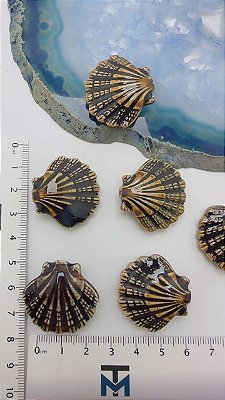 Pingente Concha Passante Ceramica - 01 Und