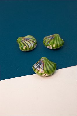 Pingente Concha Passante Ceramica - 01 Und