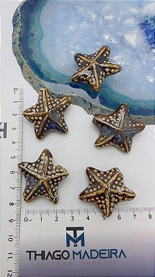 Pingente Passante Ceramica Estrela - 01 Und