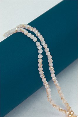 Fio Cristal 4mm Vidro Facetado - O Fio