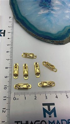 Fecho Gaveta Ouro 18K Pequeno  - 01 und
