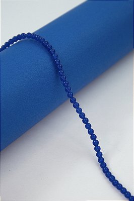 Fio Pedra 4mm Jade Azul - O Fio