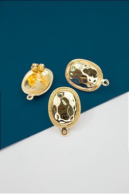 Base De Brinco Ouro - 01 Par