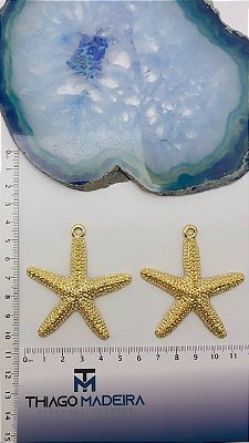 Pingente Estrela Ouro - 01 und