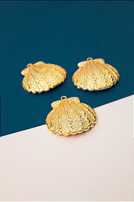 Pingente Concha Ouro - 01 und