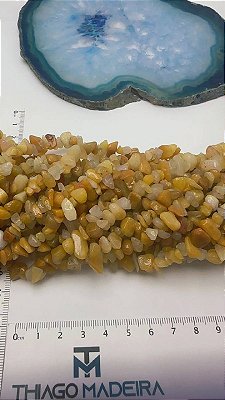 Fio Cascalho Agata Amarela - O fio
