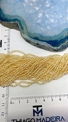 Fio Cristal 1Mm Vidro Facetado - O Fio