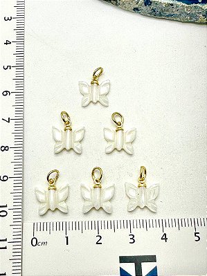 Pingente Borboleta Madreperola - 01 Und