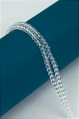 Fio Cristal 4mm Vidro Facetado - O Fio