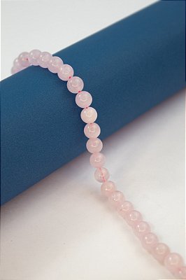 Fio Pedra 8Mm Quartzo Rosa - O Fio