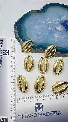 Brinco Buzios Ouro 18k - O Par