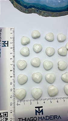 Pingente Coracao Pedra Natural - 01 und