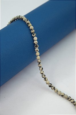 Fio Pedra 4mm Dalmata - 01 Fio