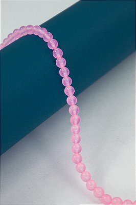 Fio Pedra 6Mm Jade Rosa - O Fio