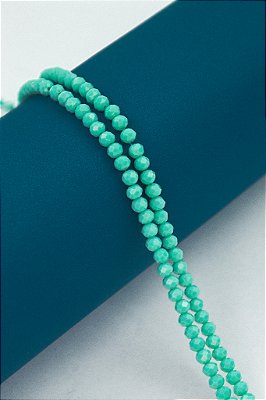 Fio Cristal 4Mm Vidro Facetado - O Fio