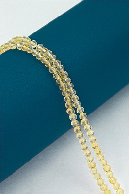 Fio Cristal 4Mm Vidro Facetado - O Fio