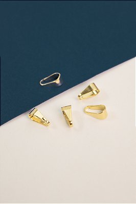 Contra Argola 6Mm Ouro 18K- 10Pçs