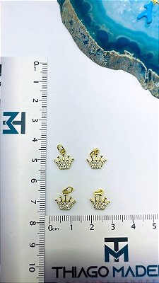 Pingente Coroa Ouro - 01 unid