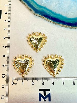 Pingente Coracao Ouro 18K - 01 Und