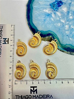 Pingente Concha Ouro - 01 und