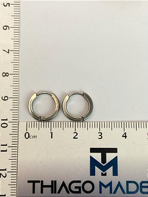Brinco Aço Inox Argola - 1 par