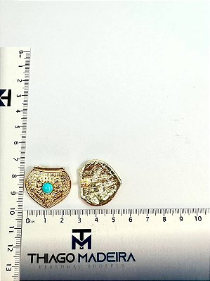 Pingente Organico Boho Ouro - 01 Unid