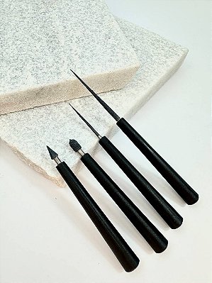 Kit Ferramenta Lima (Auxilia Na Abertura De Furos) - 04 Peças