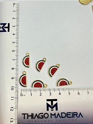 Pingente Fruta Melancia Ouro - 01 Und