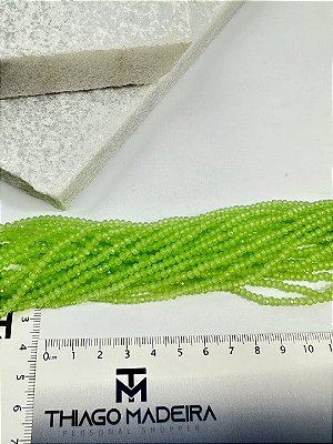 Fio Cristal 2mm Vidro Facetado - O Fio
